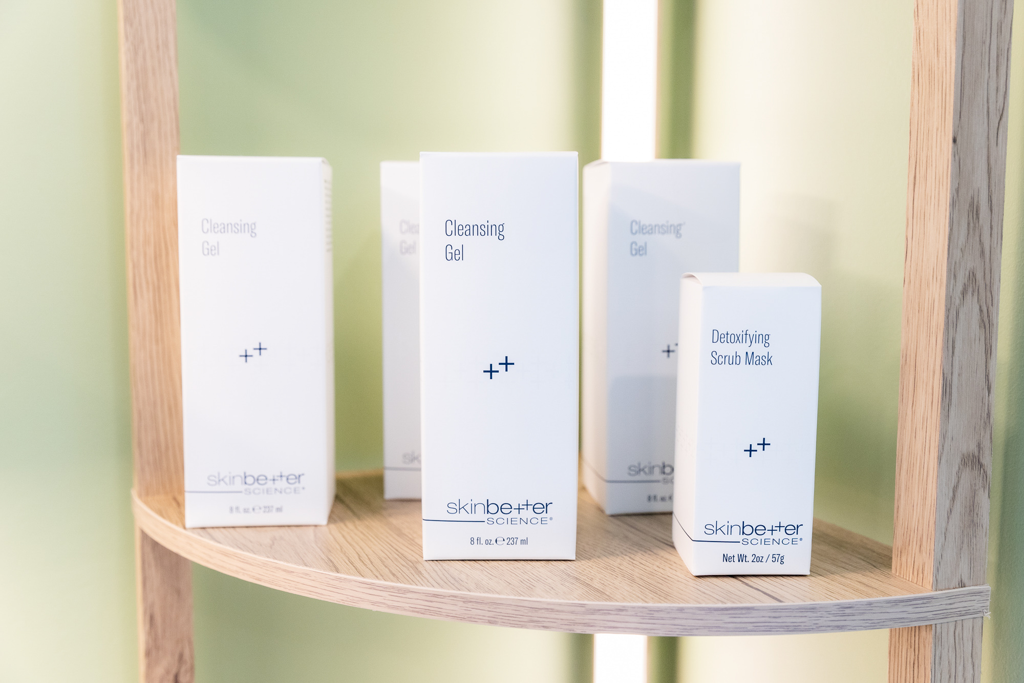  Image of skincare products available at Harbour Direct Primary Care to pair with anti-aging treatments in Jamestown, RI.